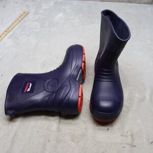 Tingley Flite Unisex M10 W12 Work Boots Blue Composite Toe Rubber Pull On 26256